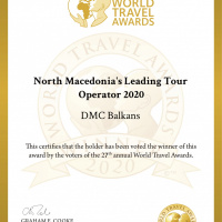 DMC Balkans Travel & Events -Three times in a row the best inbound tour operator for N.Macedonia